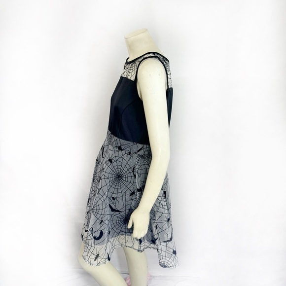 Halloween Black Bat and Spider Dress Spirt Halloween Size XL - Picture 5 of 8